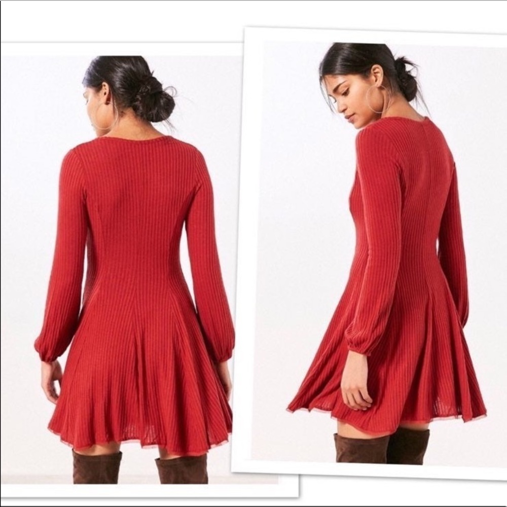 Ecote Topanga Cozy Ribbed Dress